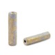 DQ Grieks keramiek kraal Gold spot Tube 20x5mm Grey